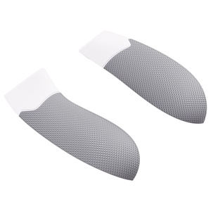 EXtremeRate Poignées en caoutchouc antidérapantes blanches et grises, panneaux arrière et rails latéraux de remplacement pour manette Xbox Series X S - Product Image 5