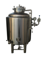 Réservoir de Propagation de Levure en Acier Inoxydable Neuf de 50L 250L Utilisation Polyvalente à Domicile/à la Ferme/au Restaurant Fermenteur