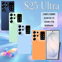 Vente flash - Téléphone portable S25 Ultra 5G - Écran OLED 1440*3120 avec prise en charge OTG - Pour les grossistes et les fournisseurs d'usine