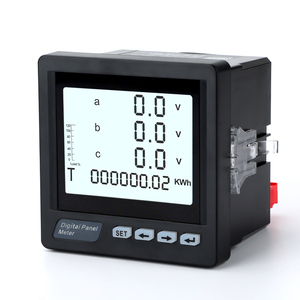 RM-3AV3Y kỹ thuật số Bảng điều chỉnh Vôn kế <span class=keywords><strong>LCD</strong></span> hiển thị năng lượng Hệ thống đo cho AC ba pha điện áp đo RS485 kết nối - Product Image 2