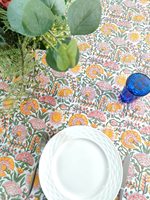 Vente en gros 100% nappe de restaurant en coton pour la fête Morden Block imprimé fabricants de couvertures de table nappe imperméable