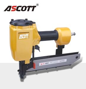 Agrafeuse pneumatique industrielle et DIY puissante N851 16GA pour fil fin, pistolet à agrafes en <span class=keywords><strong>aluminium</strong></span> robuste pour <span class=keywords><strong>menuiserie</strong></span> - Product Image 1