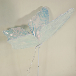 LANJO Colour Change Led Light Stage <b>Backdrop</b> Butterfly with reflective paper Floor lamp Led Walkway Decorative Butterfly <b>Stand</b> - Product Image 4