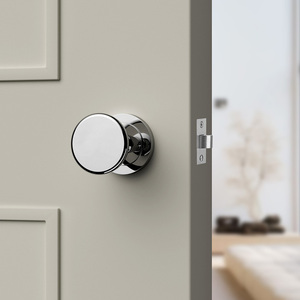 Nhà Máy Bán buôn hiện đại tối giản Brass cửa xử lý căn hộ phòng tắm riêng tư Khóa cửa gỗ phần cứng dễ dàng cài đặt - Product Image 3