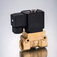 Vanne solénoïde en laiton 1 pouce 5404 2/2 voies 50 bars 5 MPa haute température haute pression, vanne à piston servo-pression 12V 24V 110V 220V