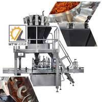 Machine de remplissage automatique MTW pour chips de pommes de terre, fruits secs, tranches de légumes, noix, kimchi