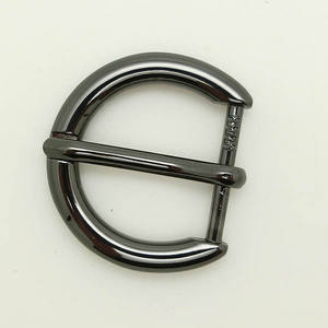 Boucle en alliage de zinc en forme de <span class=keywords><strong>D</strong></span> de 25 mm, vente en gros de quincaillerie métallique pour articles en cuir, sangles de sacs, accessoires - Product Image 1