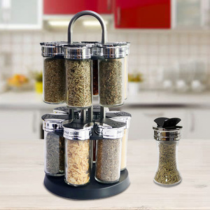 Ensemble de bouteilles et boîtes à épices rotatives à double couche BB045 pour cuisine, vente en gros - Product Image 6