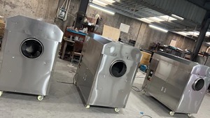 Macchina per Tostatura a Tamburo in Acciaio Inox di Alta Qualità, 30-60kg/ora, per Anacardi/Castagne/Nocciole, con Riscaldamento a Gas - Product Image 5