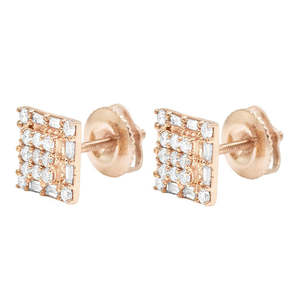 Bold Vintage Chic Diamond <b>Angel</b> <b>Wing</b> Earrings for Women Feminine Design Spiritual Vibe for Weddings Engagement Casual Wear Alloy - Product Image 1