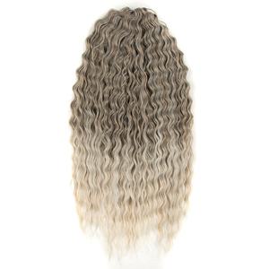 Groothandel Deep Wave Crochet 24 Inch 30 Inch Water Wave Twist Haar Synthetische Goddess Braids Haar Gegolfd Ombre Blond Haar Extensies - Product Image 6