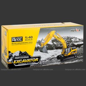 รถขุดไฮนา รุ่น 1/40 ทำจากโลหะผสม แบบจำลองรถวิศวกรรม 1910 รถดันดิน ของเล่นเด็ก ของขวัญวันเกิด - Product Image 2