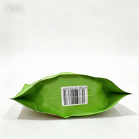 Sacs d'emballage alimentaire biodégradables imprimés sur mesure MOPP/VMPET/PE, pochettes verticales pour chips, sushis, snacks avec fermeture éclair