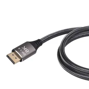 גבוהה מהירות Displayport 1.4V וידאו אודיו כבל זכר לזכר 8K DP כבל