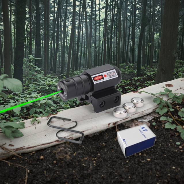 High Pressure Magnification Aluminium Rail Under-Mounted Green Laser Aimer Infrared Pointer