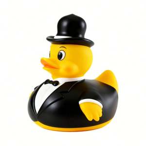 Juguete Promocional Creativo con Forma de Pato Caballero para Piscina, Juguetes Acuáticos para Niños, Juguetes de Baño con Forma Creativa - Product Image 1