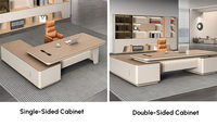 Bureau de direction moderne minimaliste en forme de L, de 21 à 126 pouces de large, avec tiroirs verrouillables, éclairage d'accentuation LED et panneau d'intimité