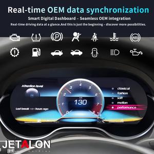 Écran LCD de tableau de bord 12,3 pouces pour Mercedes Benz Classe A, Classe GLA, CLA W176 X156, mise à niveau du compteur de vitesse, instrumentation intelligente - Product Image 3