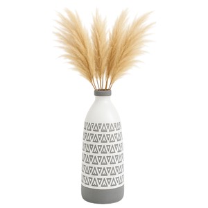 Vaso in Ceramica Stoneware con Motivo Azteco, Decorazione Boho per Casa, Camera da Letto, Tavolo, Ufficio - Product Image 2