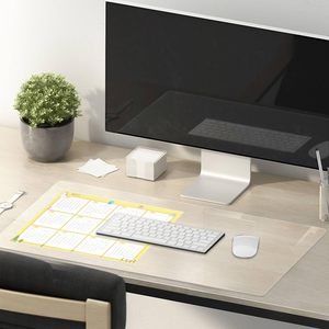Alfombrilla transparente para escritorio, alfombrilla transparente Extra grande para escritorio de ordenador, Protector de escritorio de plástico, alfombrilla de escritura de PVC, Mantel Individual impermeable para mesa - Product Image 2
