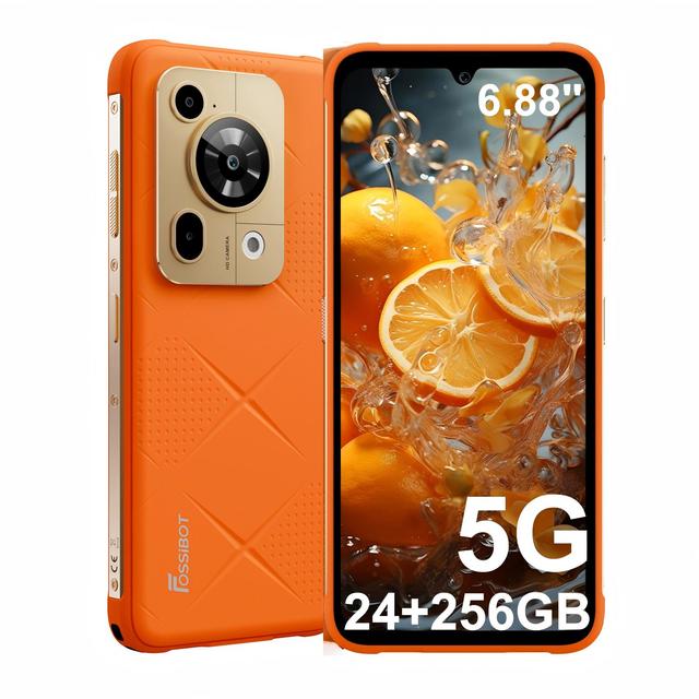 Fossibot F112Pro 5G 6nm Octa Core 256GB IP68 Waterproof CDMA/GSM NFC Outdoor Rugged Smartphone with Long Lasting Battery