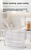 Seau à glace pliable en PET de 12 L en forme de bateau, portable, pour fêtes, refroidisseur à vin, OEM ODM, logo personnalisé, qualité alimentaire, bac transparent pour boissons