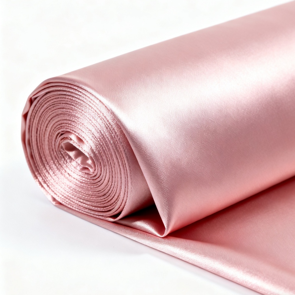 Soft Touch 95% Polyester 5% Spandex Stretch Satin Fabric,85GSM Plain Dyed Woven Skirts Material for Sleepwear Production