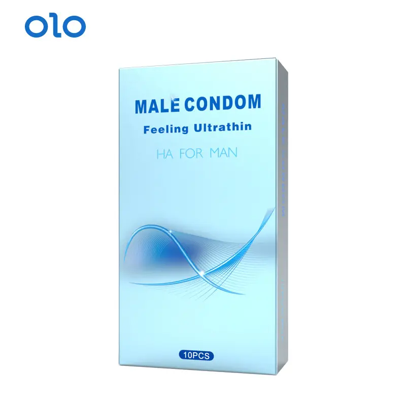 10 pcs Blue Box Packing OLO Ultra Thin Zero Feeling Magic Condom Men for Sex Rubber Latex Buy Condoms