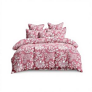 Juego de Sábanas Ajustables de Microfibra Tejida Moderna con Sábana Plana y Dos Fundas de Almohada, Relleno de Poliéster 400TC, Tamaño Queen - Product Image 1