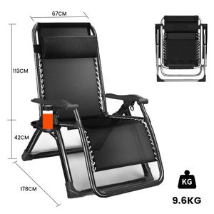 Chaise de bureau pliante multifonctionnelle moderne, lit, position allongée, assise pour salon ou chambre à coucher, meubles de maison, matériau métallique - Product Image 5