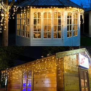 LEDs 120 3*1M allungabile a LED ghiacciolo luci corte di luce fatata giardino di casa festa di nozze in rame natale <span class=keywords><strong>soffitto</strong></span> appeso - Product Image 5