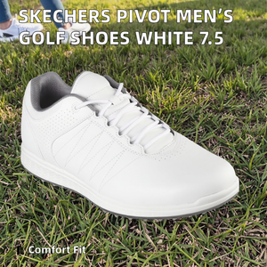 <span class=keywords><strong>Skechers</strong></span> Pivot - Chaussures <span class=keywords><strong>de</strong></span> <span class=keywords><strong>golf</strong></span> pour femmes, semelle extérieure en TPU blanc/gris, taille 6 US - Product Image 2