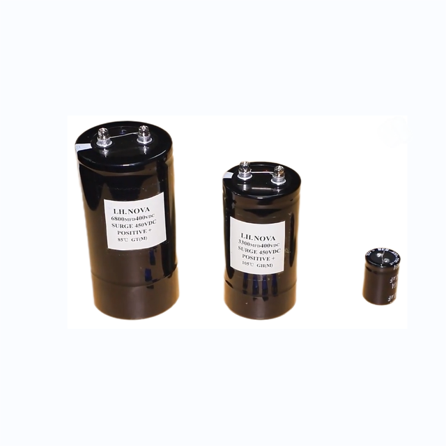Chinese Screw Terminal Aluminum Electrolytic Capacitor 47uF/330uF/470uF/1000uf/1200uF/1300uF/1500uF/1800uF