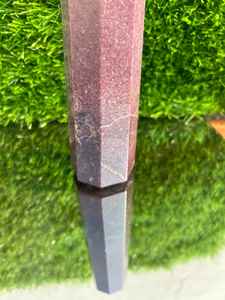 Hand-Carved Large Natural Amethyst Ruby <b>Crystal</b> Tower <b>Wand</b> Traditional Feng Shui Energy Healing Chakra Balancing Crafted for - Product Image 2
