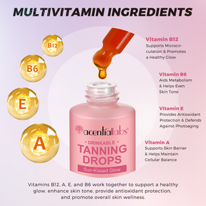 Gotas Autobronceadoras Acentiallabs Extreme <span class=keywords><strong>Oral</strong></span> Liquid, con Sabor Natural a Sandía, para Rostro y Cuerpo - Product Image 3