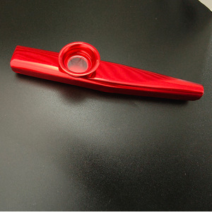 Kazoo en alliage d'aluminium argenté avec membrane diaphragmatique, instruments de <span class=keywords><strong>musique</strong></span> Kazoo - Product Image 6