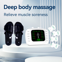 Vente en gros de stimulateur musculaire micro-électrique EMS, masseur électronique à 2 canaux avec masseur de pieds