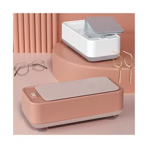 Limpiador de gafas ultrasónico multifuncional, máquina de limpieza de joyas, limpiador portátil pequeño, regalo