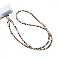 Cable USB-C a C de 60W 3A con Carga Rápida, Revestimiento de PVC y Trenzado de Nailon, con Cordón para Teléfono Móvil y Cámara