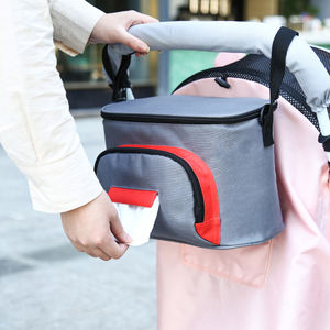 Accesorios para cochecito, <span class=keywords><strong>bolsa</strong></span> Universal para momia, <span class=keywords><strong>bolsa</strong></span> para mamá, <span class=keywords><strong>carrito</strong></span> para cochecito, cesta, gancho, organizador de pañales para bebé - Product Image 2