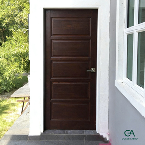Puerta Interior Moderna de Madera Sólida Golden Aero con Acabado de Superficie y Apertura Manual, Modelo GA-11S para Apartamento/Villa/Dormitorio - Product Image 5
