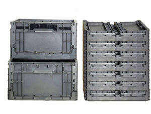Vouwbare krat groothandel <span class=keywords><strong>transport</strong></span> plastic <span class=keywords><strong>transport</strong></span> plastic vouwbare mand doos uit China - Product Image 4
