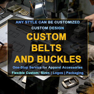 Hebillas para Cinturón, Hebillas de Moda, Conchos Reversibles, Hebilla de Cinturón Personalizada de Aleación de Zinc/Latón de 30/38 mm - Product Image 3