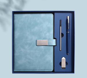 Coffret Cadeau de Carnets Professionnels A5 en Gros IStapromo – Personnalisation du Logo pour Réunions Annuelles d'Entreprise – Faux Cuir Dorland Papier Sans Fil - Product Image 5