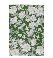 100% pur lin tissu personnalisé grande taille lavable en Machine tissé Technique motif de fleurs pour nappe canapé Applications à la maison