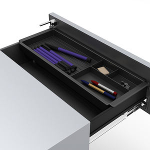 Archivador Móvil Moderno de Hierro con 3 Cajones, Extraíble, con Ruedas para Uso en Almacén, Escuela o <span class=keywords><strong>Supermercado</strong></span>, Garantía de 5 Años - Product Image 6