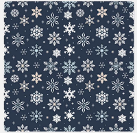 Tapis de table de mahjong américain antidérapant à motif flocon de neige rouge et bleu pour l'hiver, avec dos en caoutchouc, cadeau idéal pour les joueurs de mahjong américain