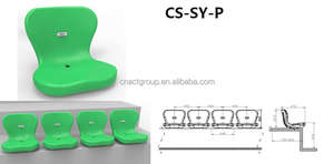 Siège <span class=keywords><strong>sport</strong></span> ergonomique moulé par soufflage de haute qualité pour événements extérieurs - Product Image 3