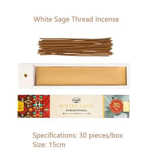 I001 Offre Spéciale en vrac californie Blanc sage <span class=keywords><strong>feuilles</strong></span> écrasées incensepills cône encens Fil encens - Product Image 3