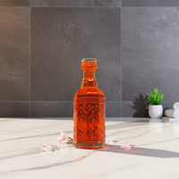 Bouteille en verre Brilliance pour Vodka, Whisky, Tequila, Brandy, Diffuseur 600ml, Écologique, avec Bouchon en Liège, Gravure Personnalisée, Logo Personnalisé, Finition Givrée